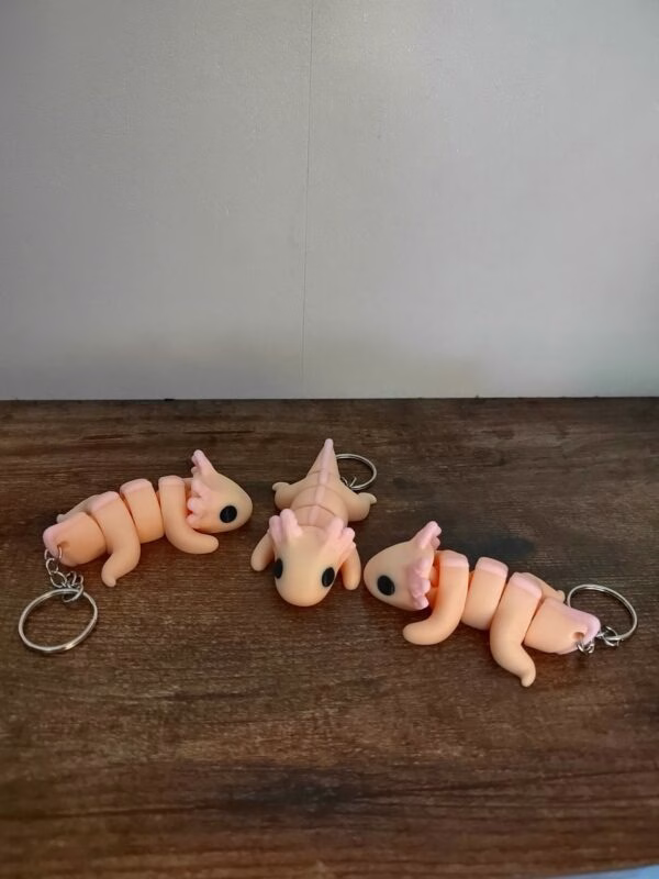 Porte-clé: "Lottie l'Axolotl" – Image 2